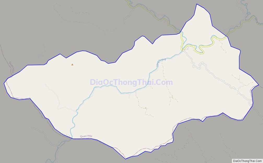 Bản đồ giao thông xã Nam Động, huyện Quan Hóa