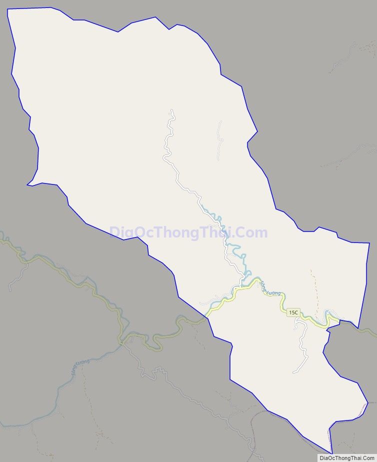 Bản đồ giao thông xã Nam Tiến, huyện Quan Hóa