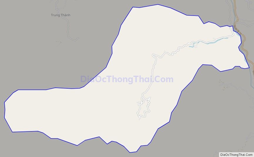 Bản đồ giao thông xã Phú Sơn, huyện Quan Hóa