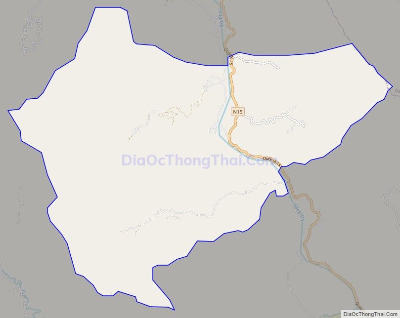 Bản đồ giao thông xã Thanh Xuân (cũ), huyện Quan Hóa