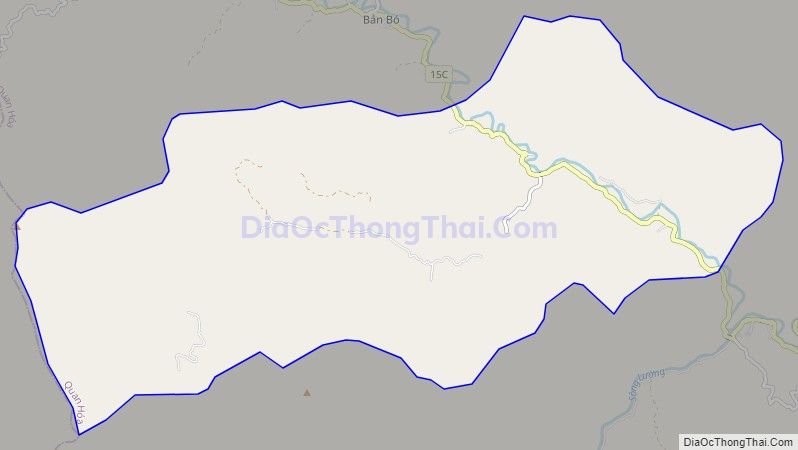 Bản đồ giao thông xã Thiên Phủ, huyện Quan Hóa