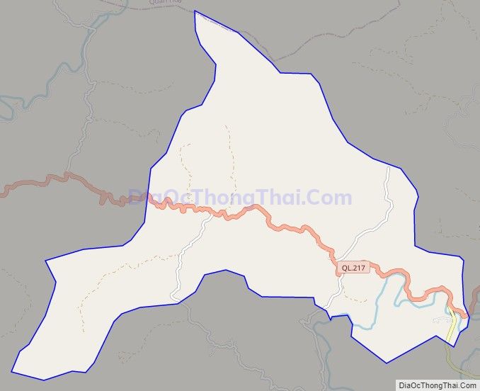 Bản đồ giao thông xã Sơn Lư (cũ), huyện Quan Sơn