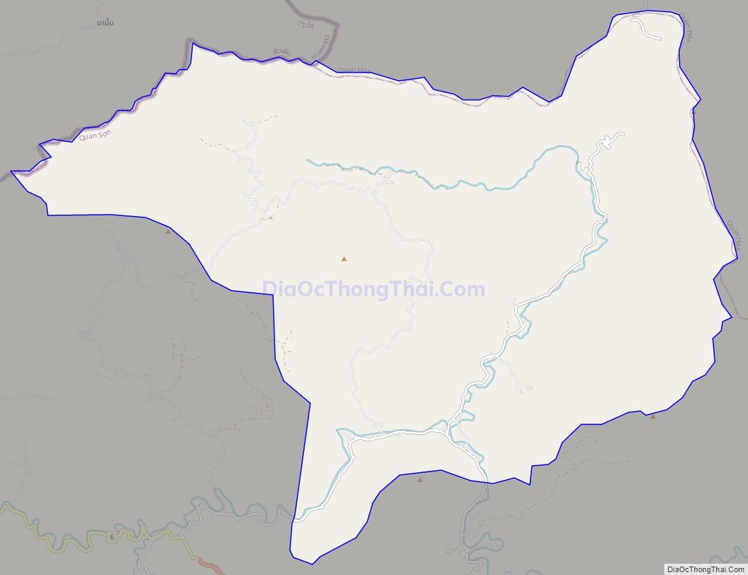 Bản đồ giao thông xã Sơn Thủy, huyện Quan Sơn