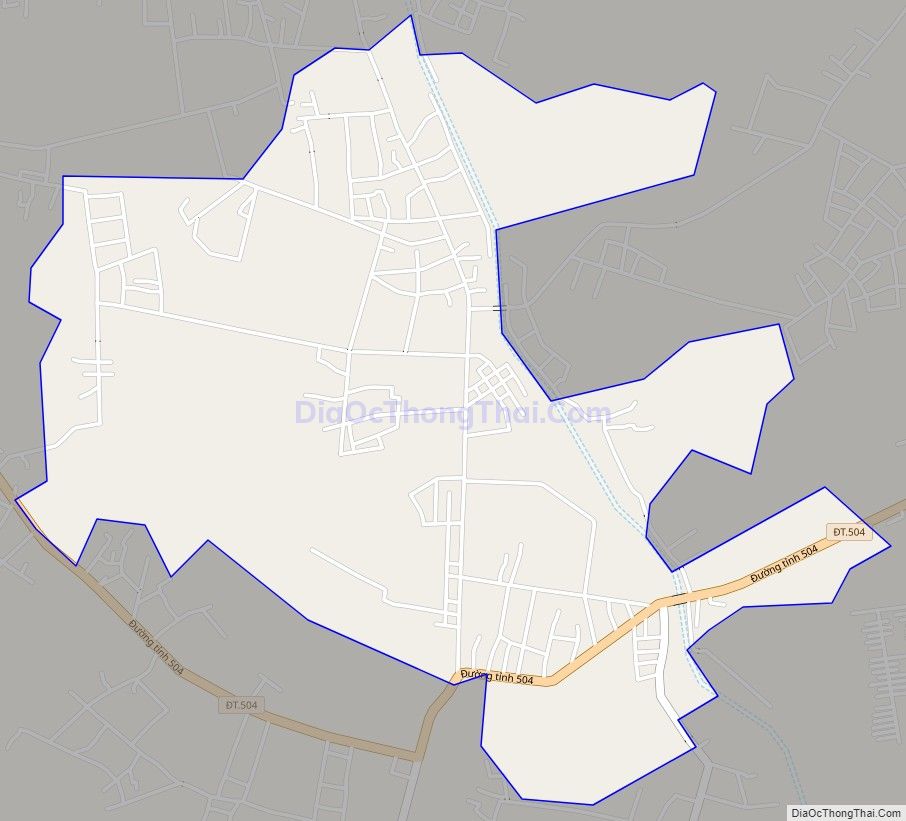 Bản đồ giao thông xã Quảng Hợp, huyện Quảng Xương
