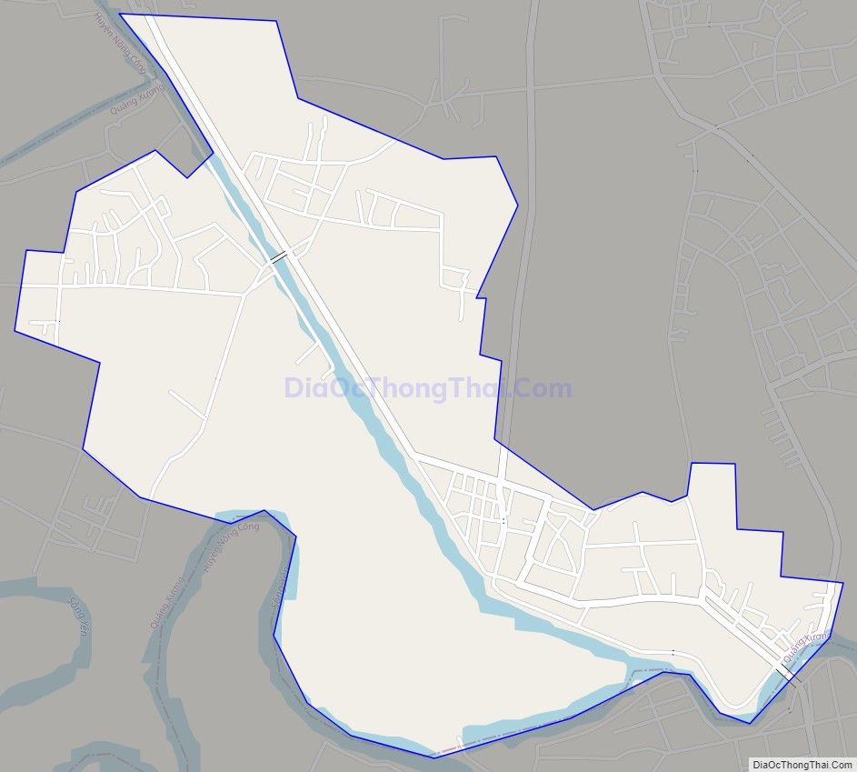 Bản đồ giao thông xã Quảng Vọng (cũ), huyện Quảng Xương
