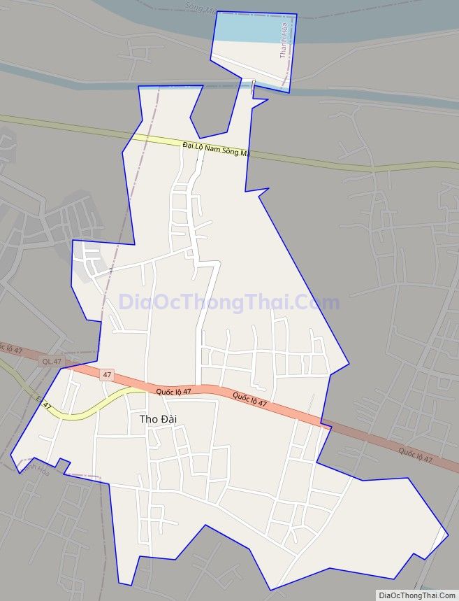 Bản đồ giao thông phường Quảng Thọ, thành phố Sầm Sơn