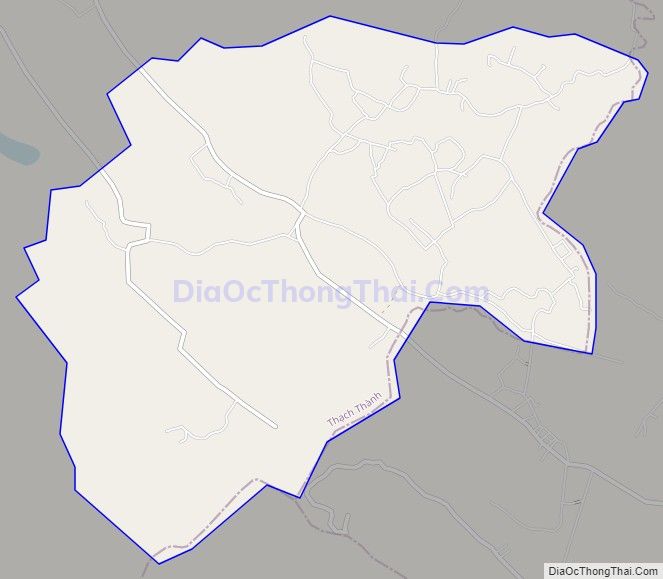 Bản đồ giao thông xã Ngọc Trạo, huyện Thạch Thành