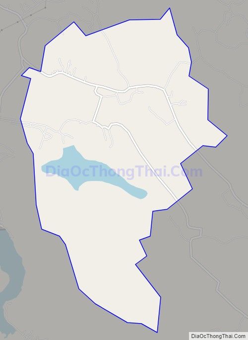 Bản đồ giao thông xã Thành An, huyện Thạch Thành