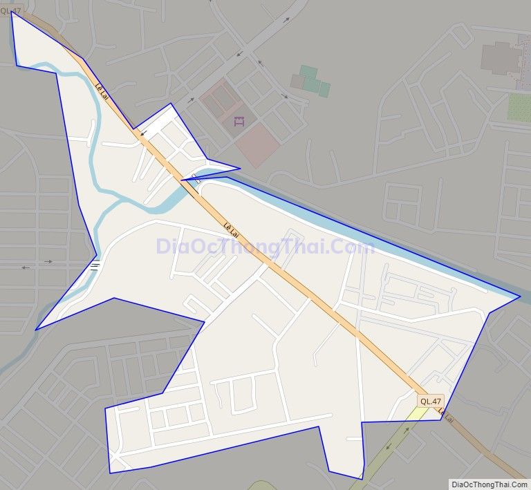 Bản đồ giao thông phường Đông Sơn, thành phố Thanh Hóa