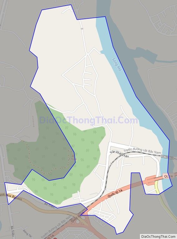 Bản đồ giao thông phường Hàm Rồng, thành phố Thanh Hóa