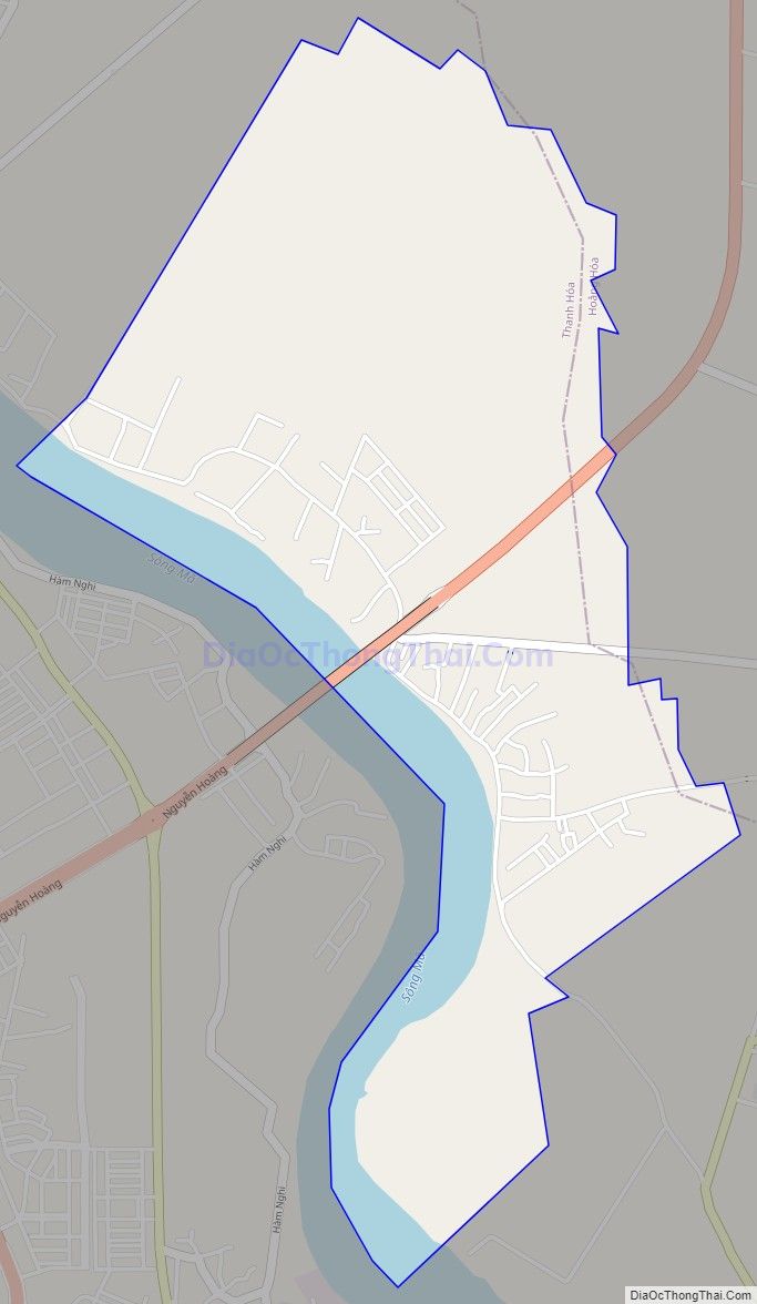 Bản đồ giao thông xã Hoằng Quang, thành phố Thanh Hóa