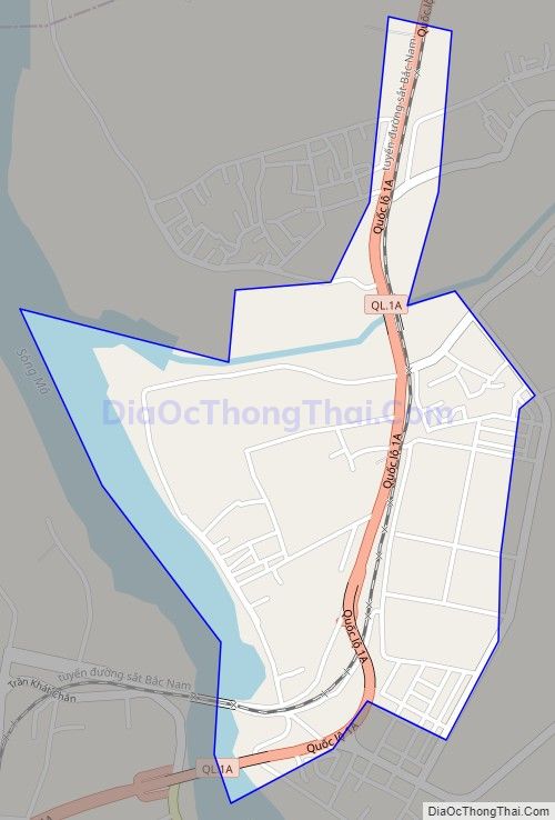 Bản đồ giao thông phường Tào Xuyên, thành phố Thanh Hóa