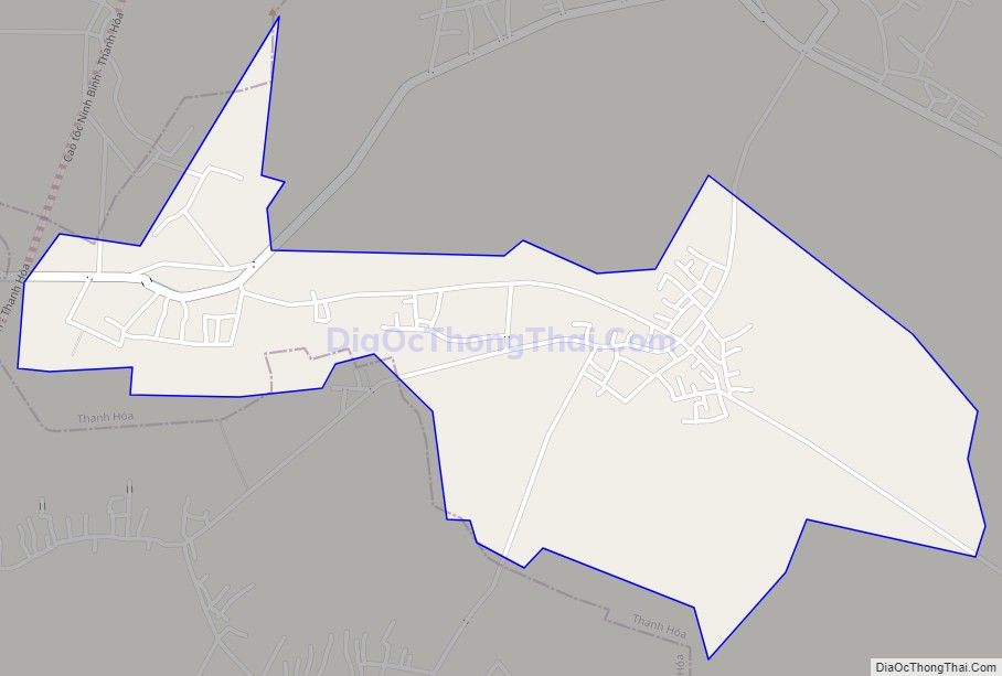 Bản đồ giao thông xã Thiệu Vân, thành phố Thanh Hóa