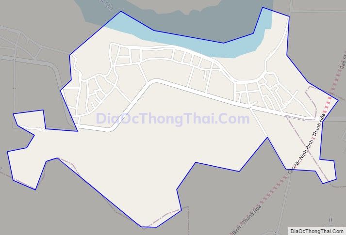 Bản đồ giao thông xã Thiệu Châu (cũ), huyện Thiệu Hóa