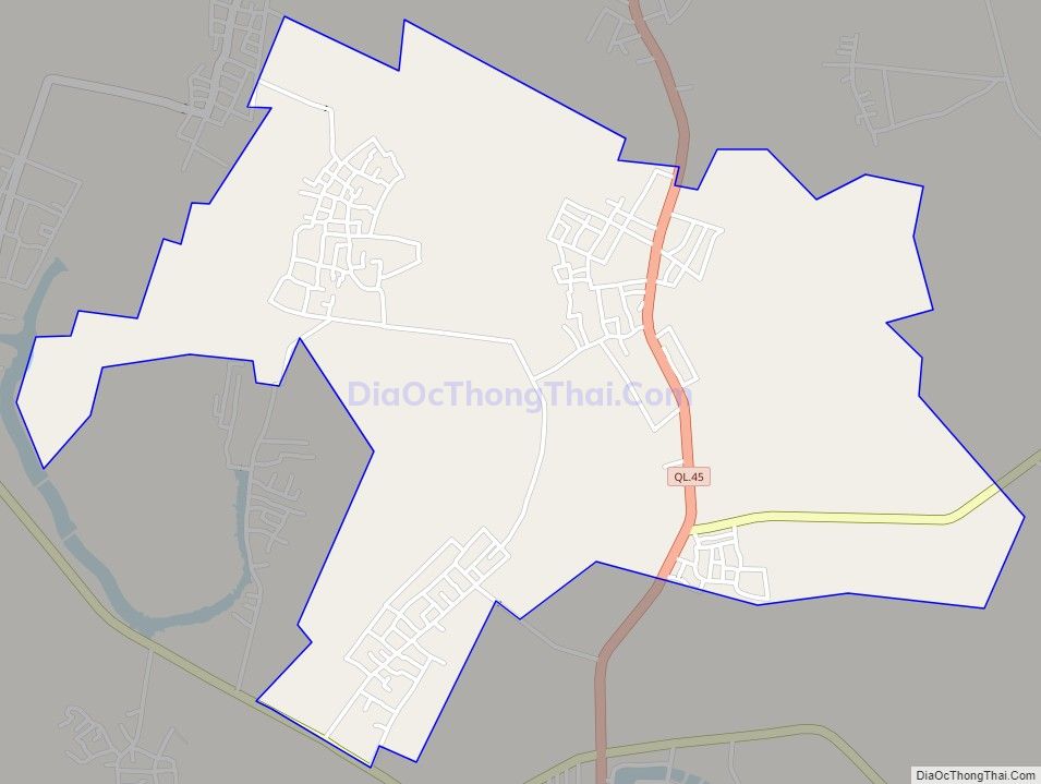 Bản đồ giao thông xã Thiệu Phú, huyện Thiệu Hóa
