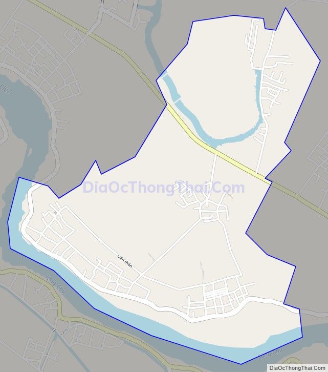 Bản đồ giao thông xã Thiệu Phúc, huyện Thiệu Hóa