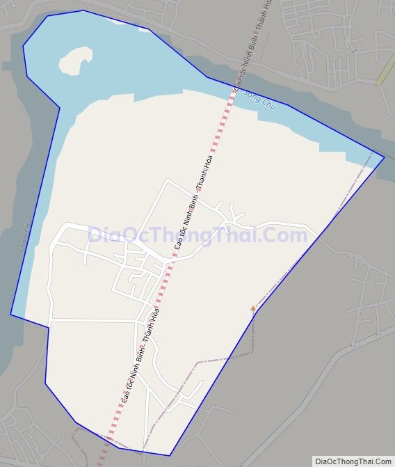 Bản đồ giao thông xã Thiệu Tân (cũ), huyện Thiệu Hóa