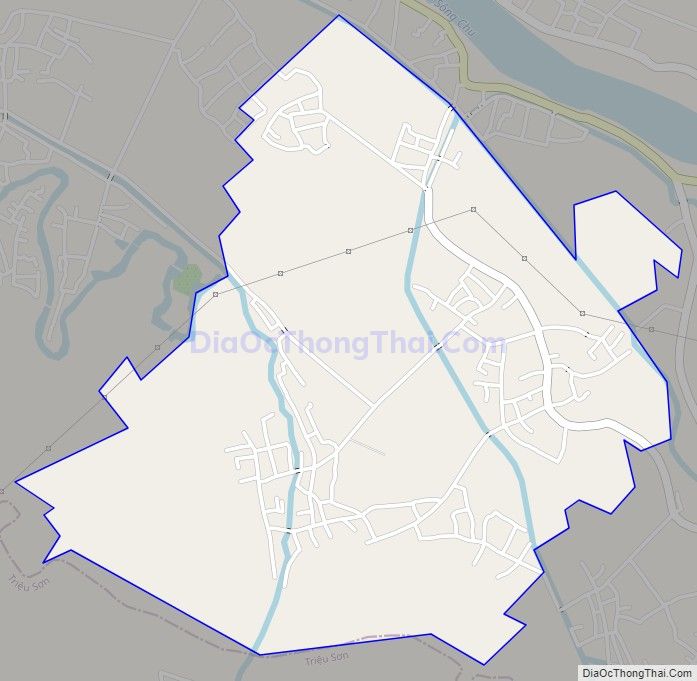 Bản đồ giao thông xã Thiệu Viên, huyện Thiệu Hóa