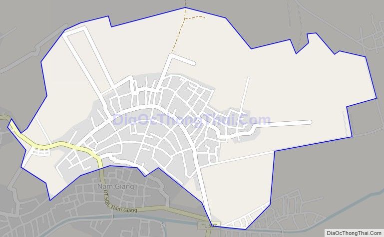 Bản đồ giao thông xã Bắc Lương, huyện Thọ Xuân