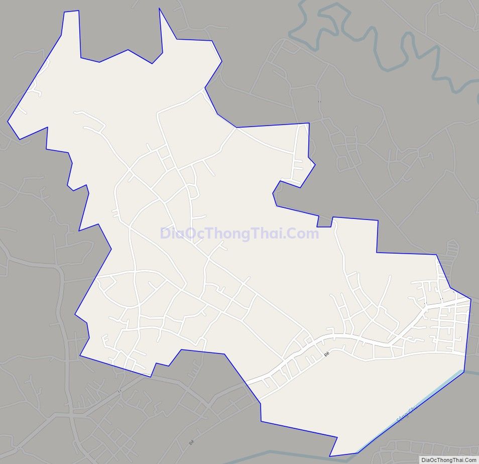 Bản đồ giao thông xã Thọ Lập, huyện Thọ Xuân