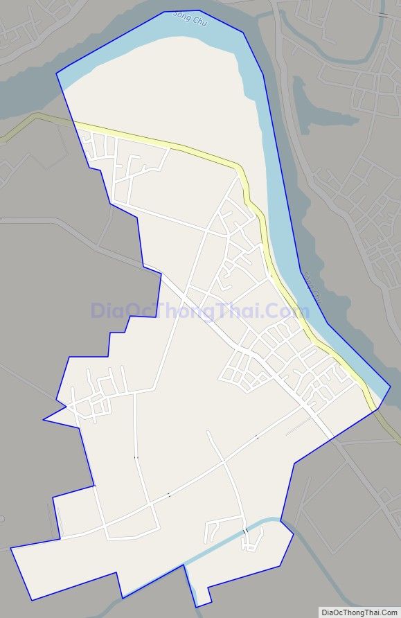 Bản đồ giao thông xã Thọ Nguyên (cũ), huyện Thọ Xuân