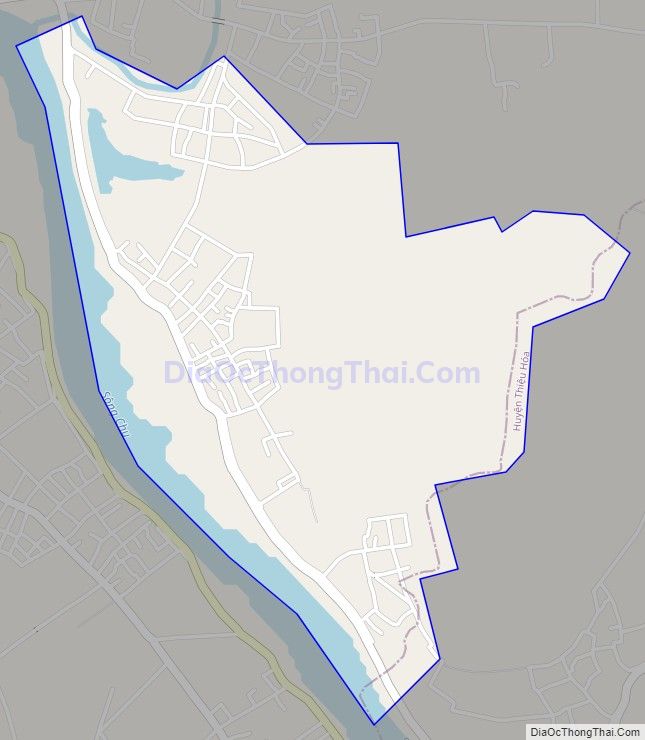 Bản đồ giao thông xã Thọ Trường (cũ), huyện Thọ Xuân