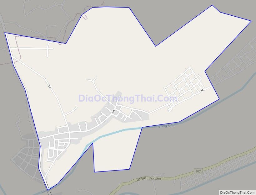 Bản đồ giao thông xã Xuân Lam (cũ), huyện Thọ Xuân