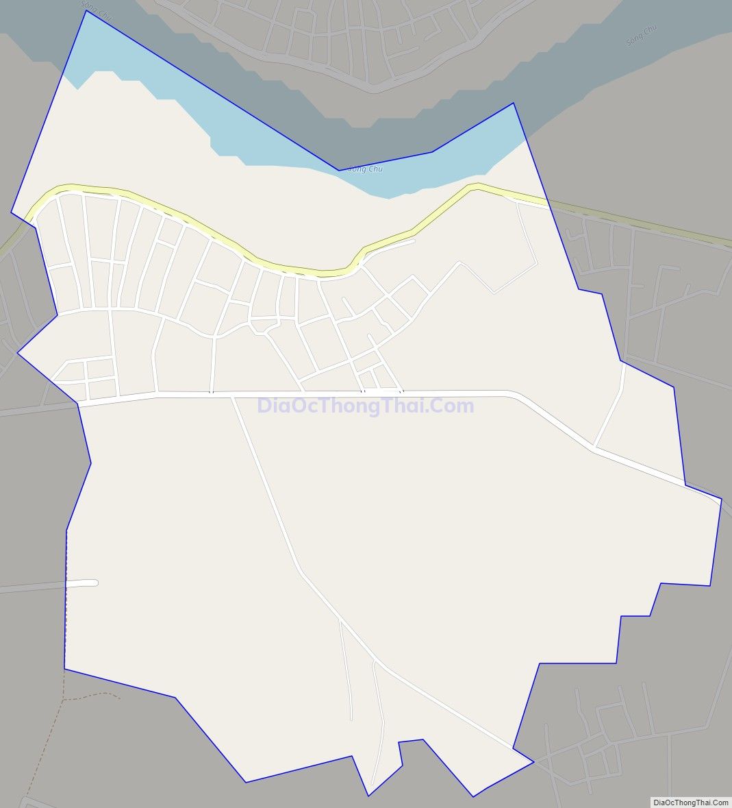 Bản đồ giao thông xã Xuân Thành (cũ), huyện Thọ Xuân