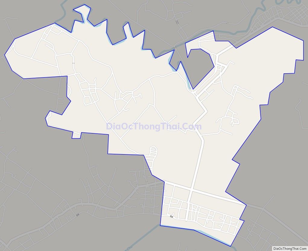 Bản đồ giao thông xã Xuân Tín, huyện Thọ Xuân