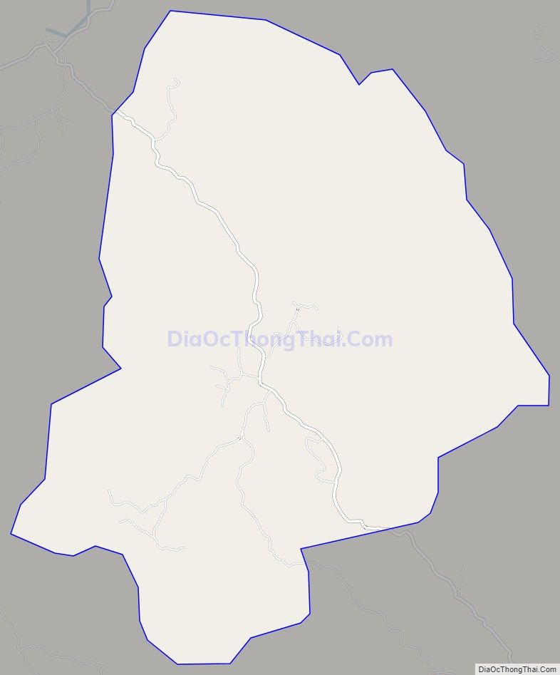 Bản đồ giao thông xã Xuân Lộc, huyện Thường Xuân