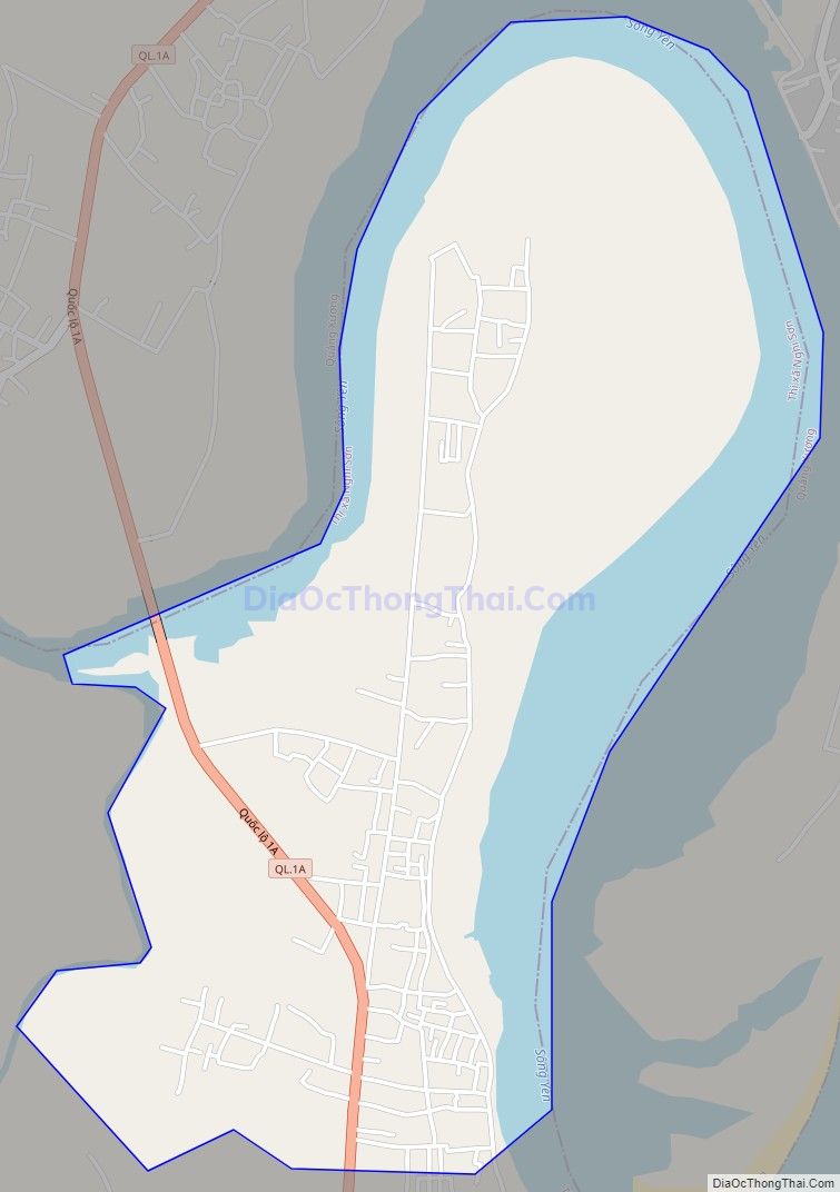 Bản đồ giao thông phường Hải Châu, thị xã Nghi Sơn