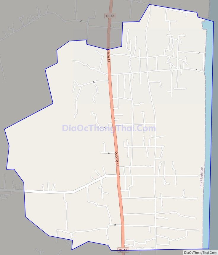 Bản đồ giao thông phường Hải Lĩnh, thị xã Nghi Sơn