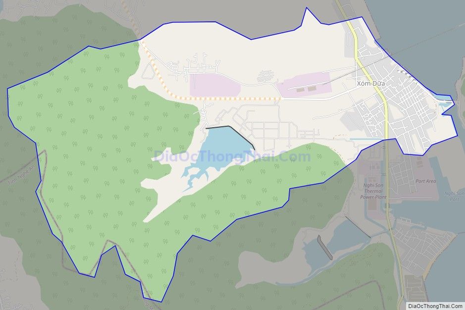 Bản đồ giao thông phường Hải Thượng, thị xã Nghi Sơn