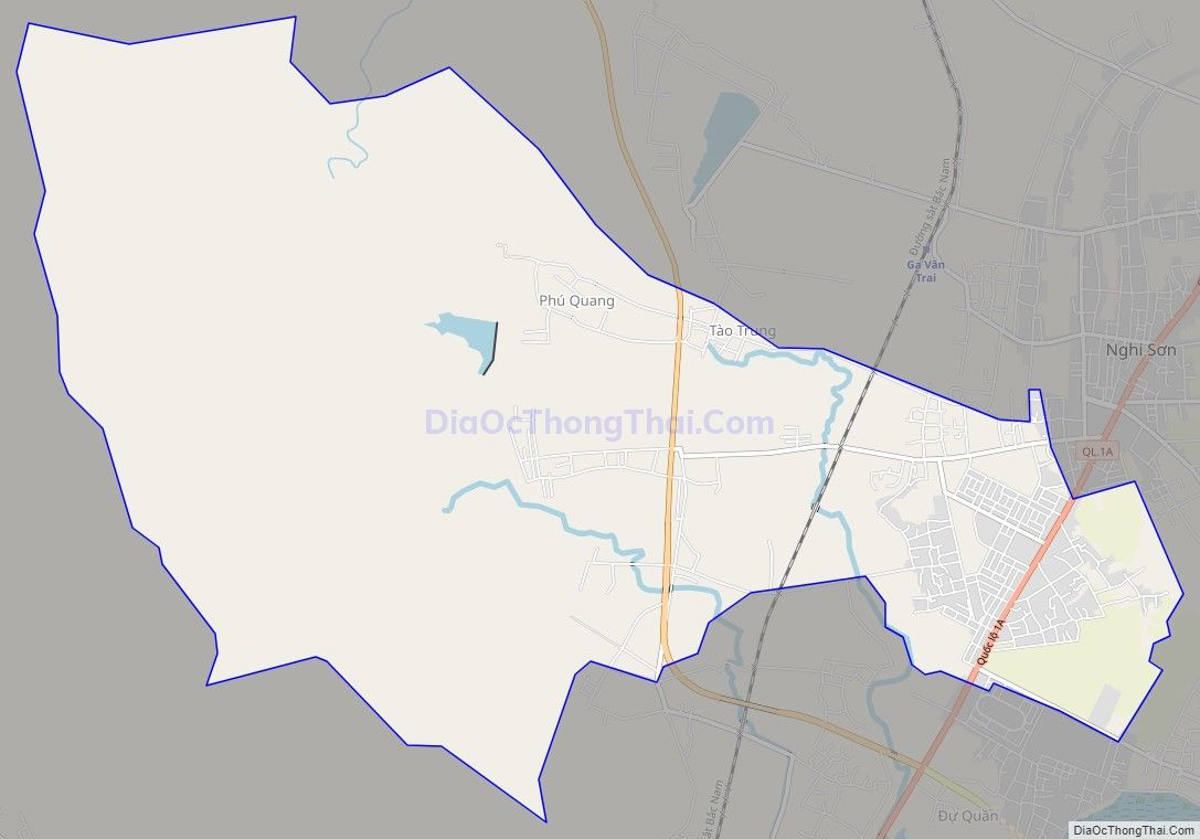 Bản đồ giao thông phường Nguyên Bình, thị xã Nghi Sơn