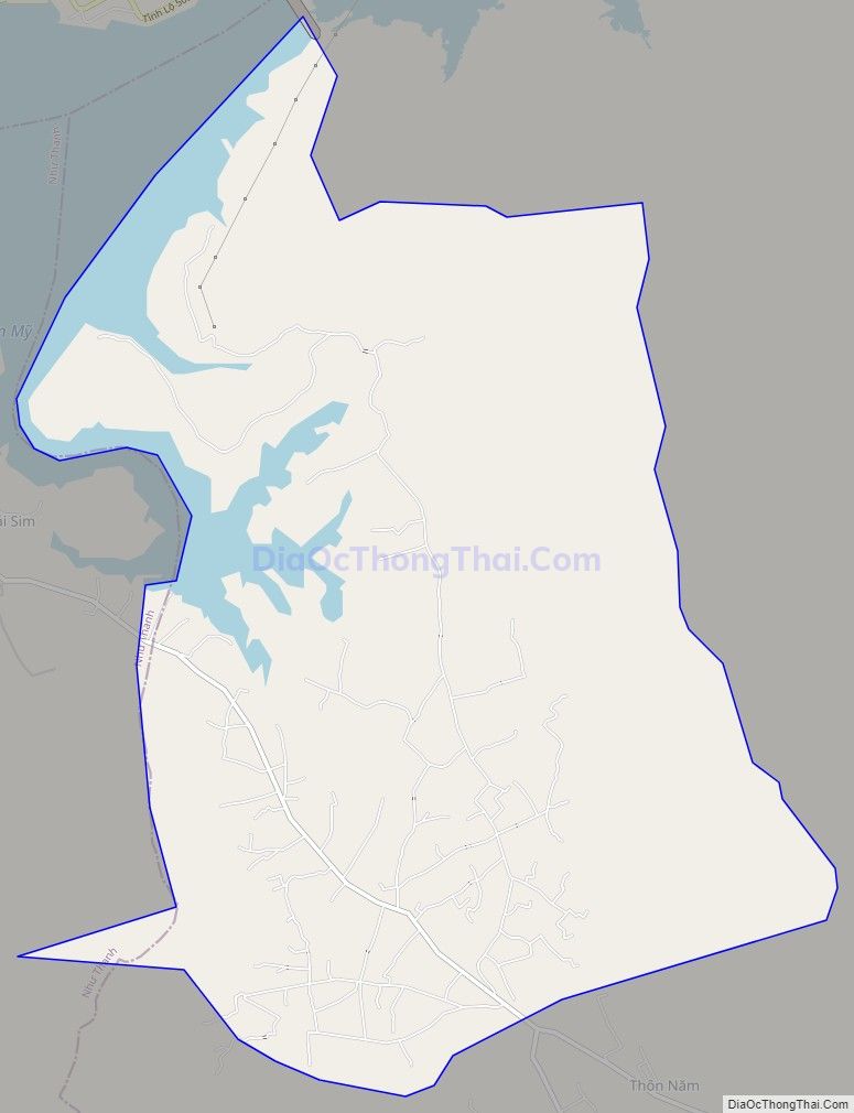 Bản đồ giao thông xã Phú Sơn, thị xã Nghi Sơn