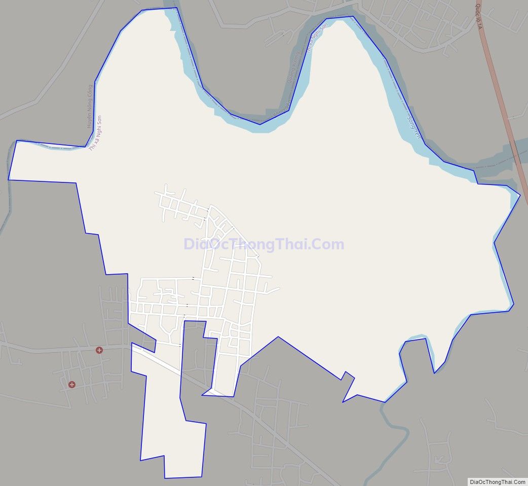 Bản đồ giao thông xã Thanh Thủy, thị xã Nghi Sơn
