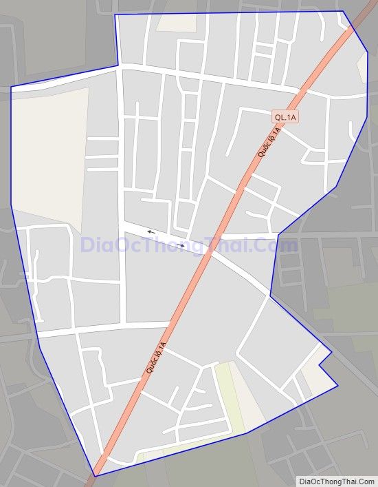 Bản đồ giao thông Thị trấn Tĩnh Gia (cũ), huyện Tĩnh Gia