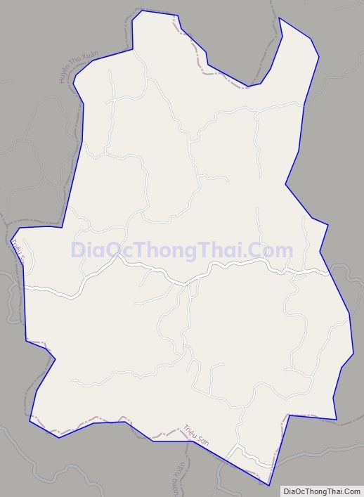 Bản đồ giao thông xã Bình Sơn, huyện Triệu Sơn