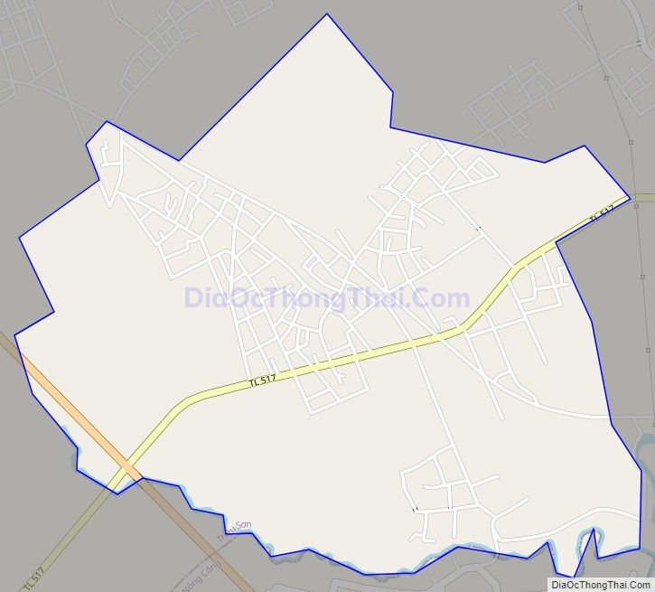 Bản đồ giao thông xã Đồng Lợi, huyện Triệu Sơn