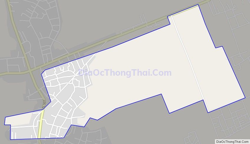 Bản đồ giao thông xã Minh Châu (cũ), huyện Triệu Sơn