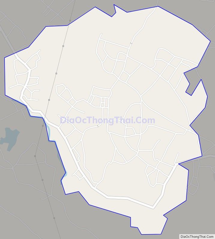Bản đồ giao thông xã Thọ Tân, huyện Triệu Sơn