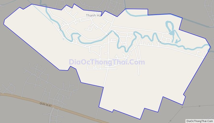 Bản đồ giao thông xã Xuân Thịnh, huyện Triệu Sơn