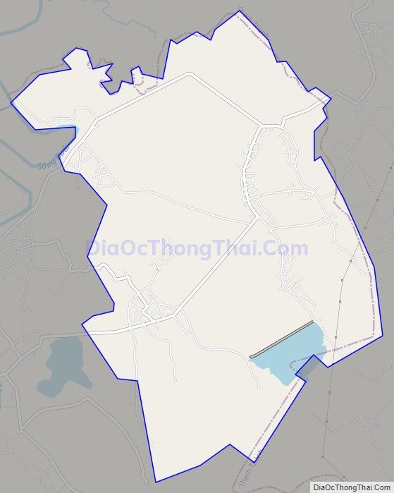 Bản đồ giao thông xã Vĩnh Hưng, huyện Vĩnh Lộc