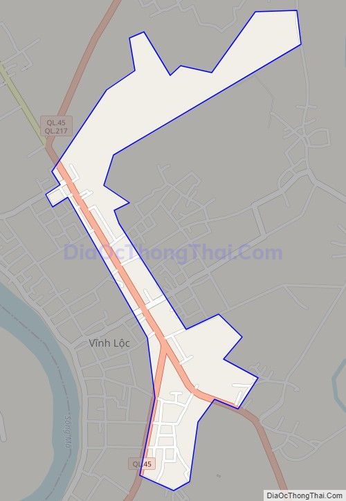 Bản đồ giao thông Thị trấn Vĩnh Lộc, huyện Vĩnh Lộc