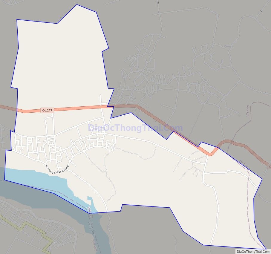 Bản đồ giao thông xã Vĩnh Minh (cũ), huyện Vĩnh Lộc
