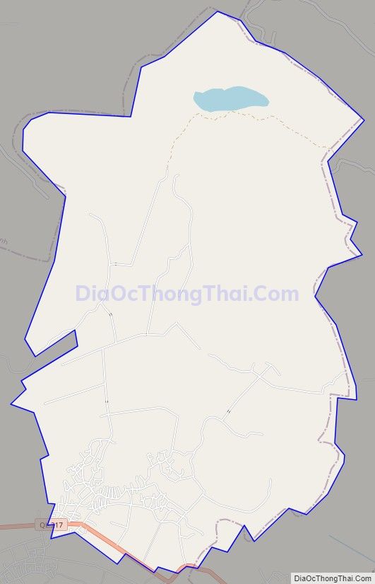 Bản đồ giao thông xã Vĩnh Thịnh, huyện Vĩnh Lộc