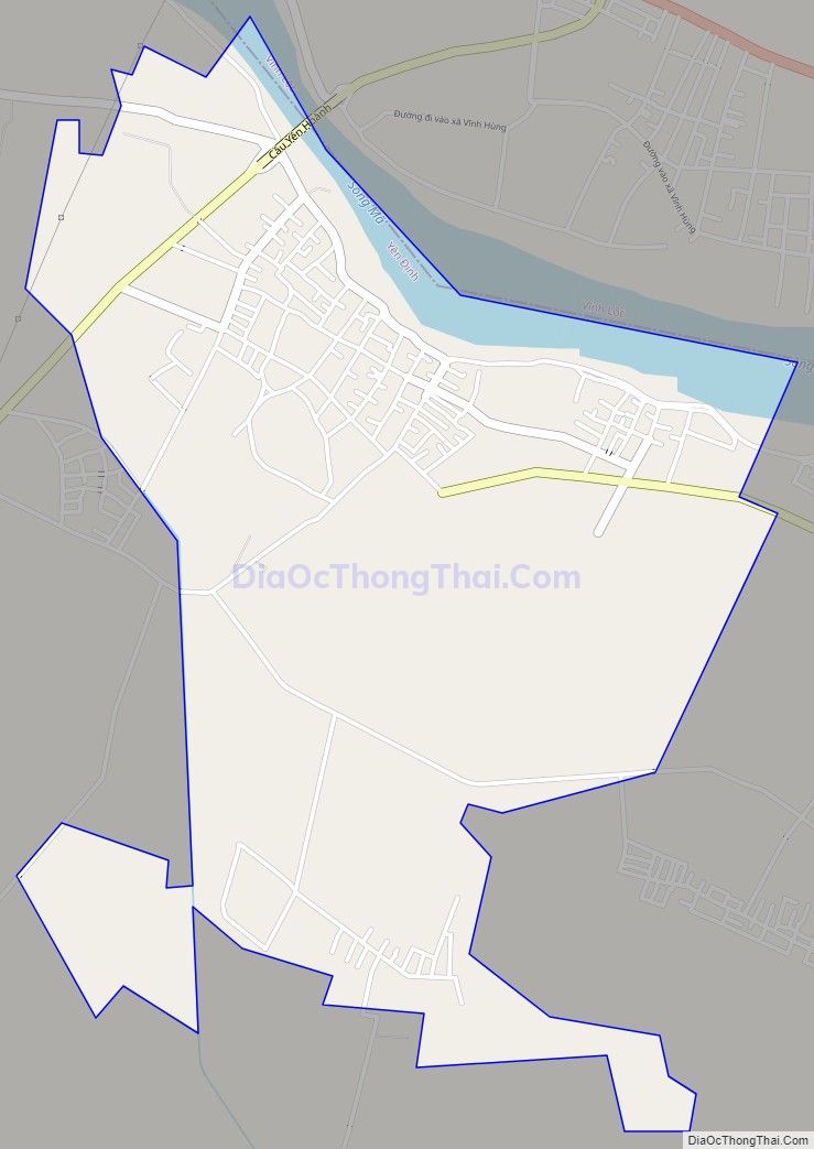 Bản đồ giao thông xã Định Tân, huyện Yên Định