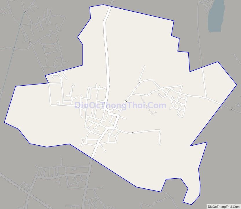 Bản đồ giao thông xã Yên Ninh, huyện Yên Định