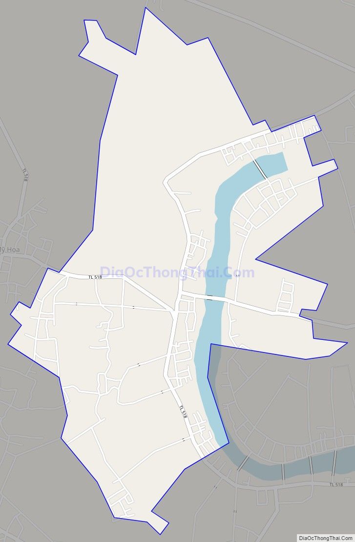 Bản đồ giao thông xã Yên Trung, huyện Yên Định