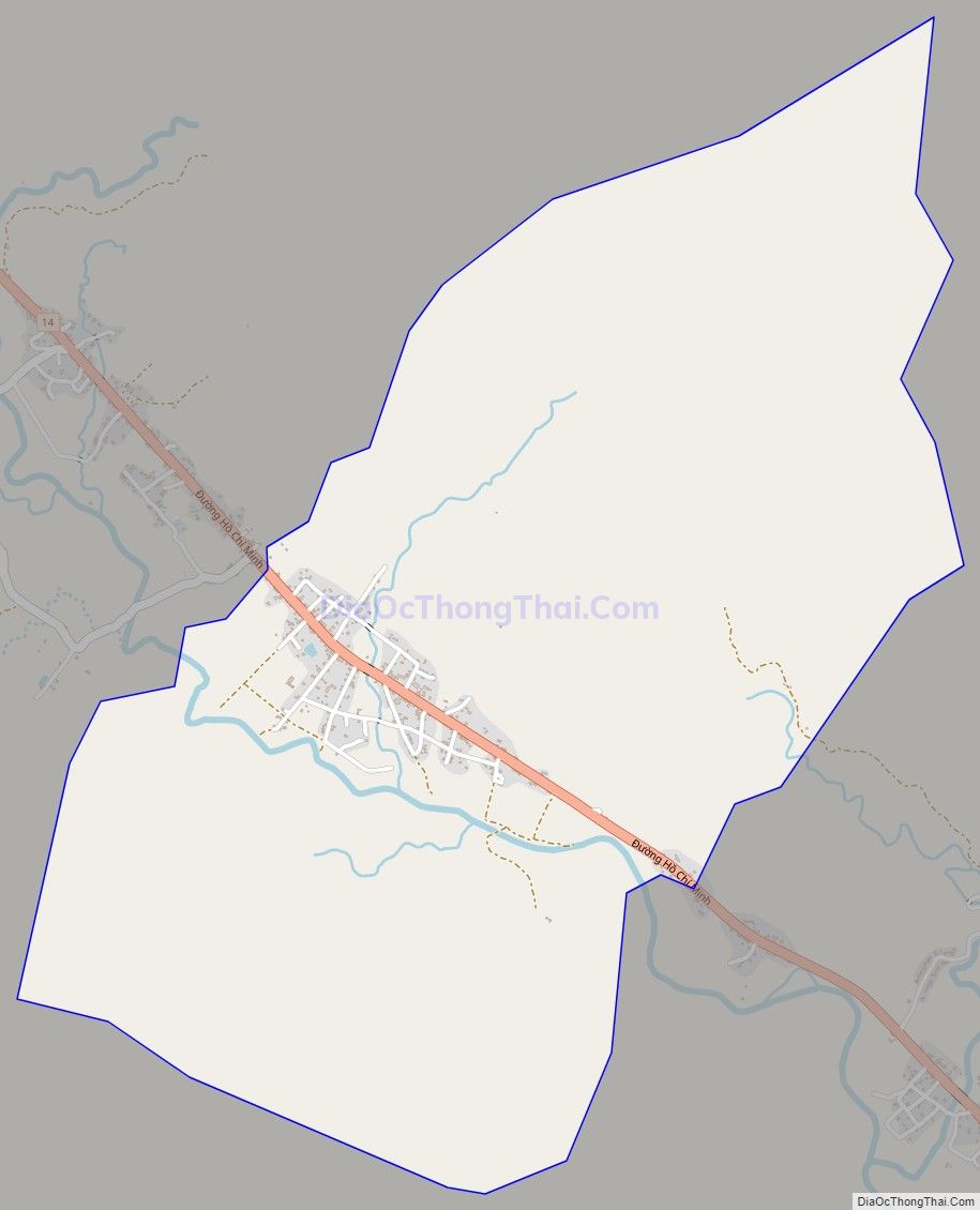 Bản đồ giao thông xã Bắc Sơn (cũ), huyện A Lưới